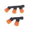 1/2/3 High Pressure Atomizing Adjustable Nozzle Atomizer Garden Yard Farm Plants Irrigation Pesticide Spraying Sprinkler