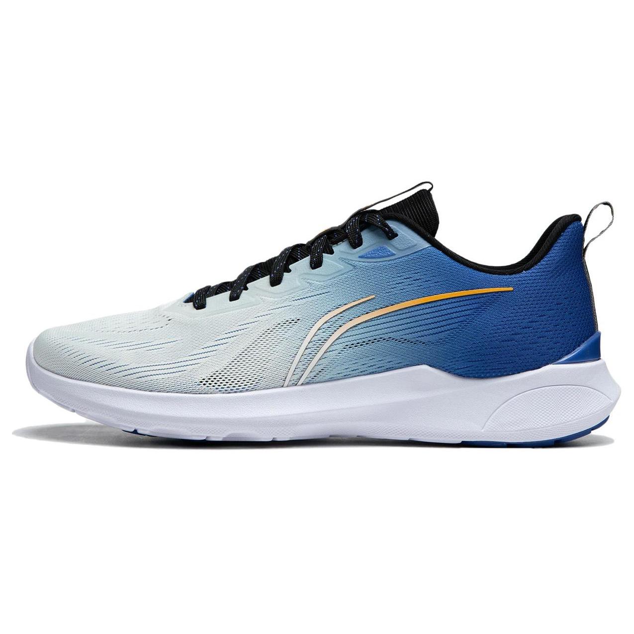 

Новые мужские кроссовки LiNing Qingyi с амортизацией, противоскользящие, износостойкие, легкие, с низким верхом, для бега, бело-синие ARSU015-4 40