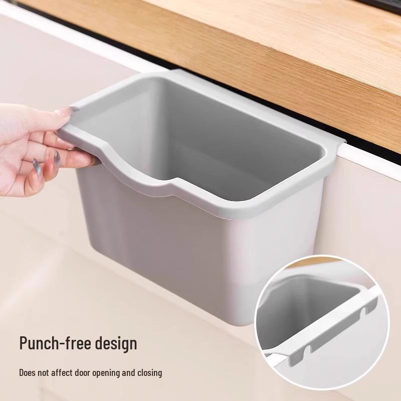 Newcomer Exclusive: Set of 2 Hanging Kitchen Trash Cans for Cabinet Doors
