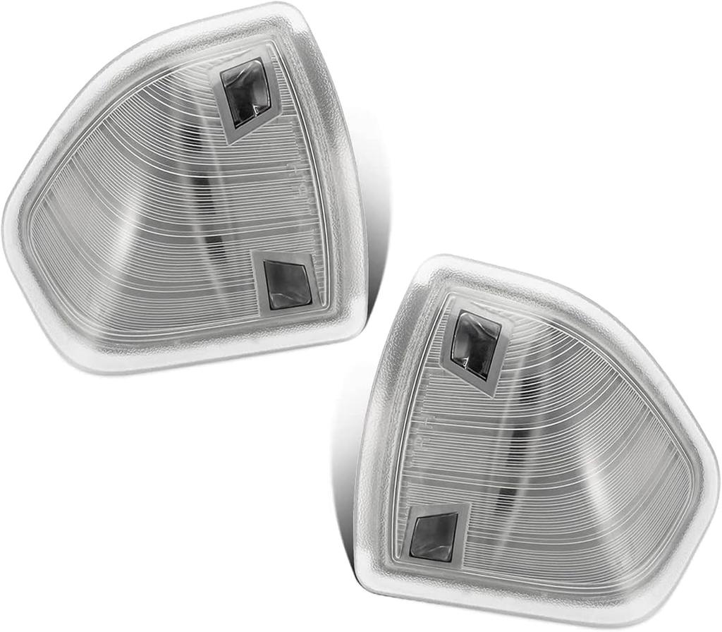 2 Pcs LED Side Mirror Turn Signal Lights Left/Right Fits for RAM 1500-5500 2010-2018 OE 68302828AA/2829AA