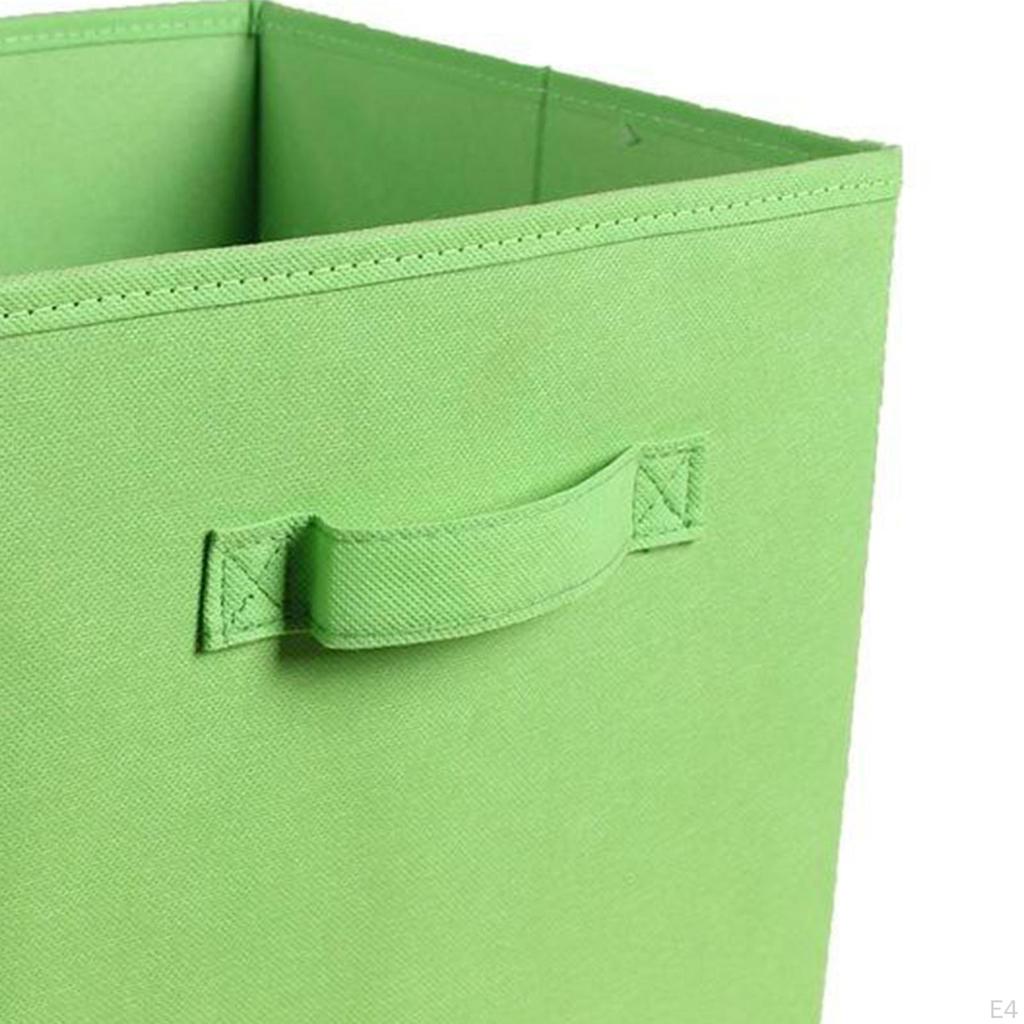 Storage Cube Art Craft Supplies Books Organizer Laundry Hamper Foldable Basket for Study Desk