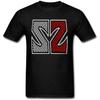Niceda Men's Sami Zayn Design Short Sleeve T Shirt Black