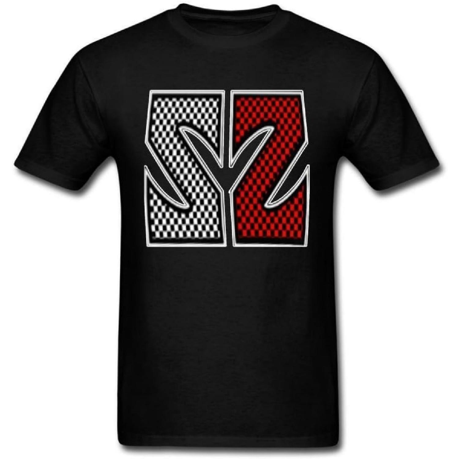 Niceda Men s Sami Zayn Design Short Sleeve T Shirt Black XXXXXL разноцветный