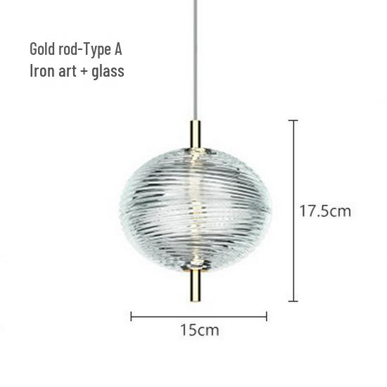 

Italian Glass Pendant Light for Restaurants and Villas