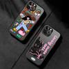 Cartoon Character Cat Case for iPhone 17 Pro Max 16 Plus 14 7 8 SE 15 11 XS XR 13 Mini Air 12 Funda Back Phone Cover