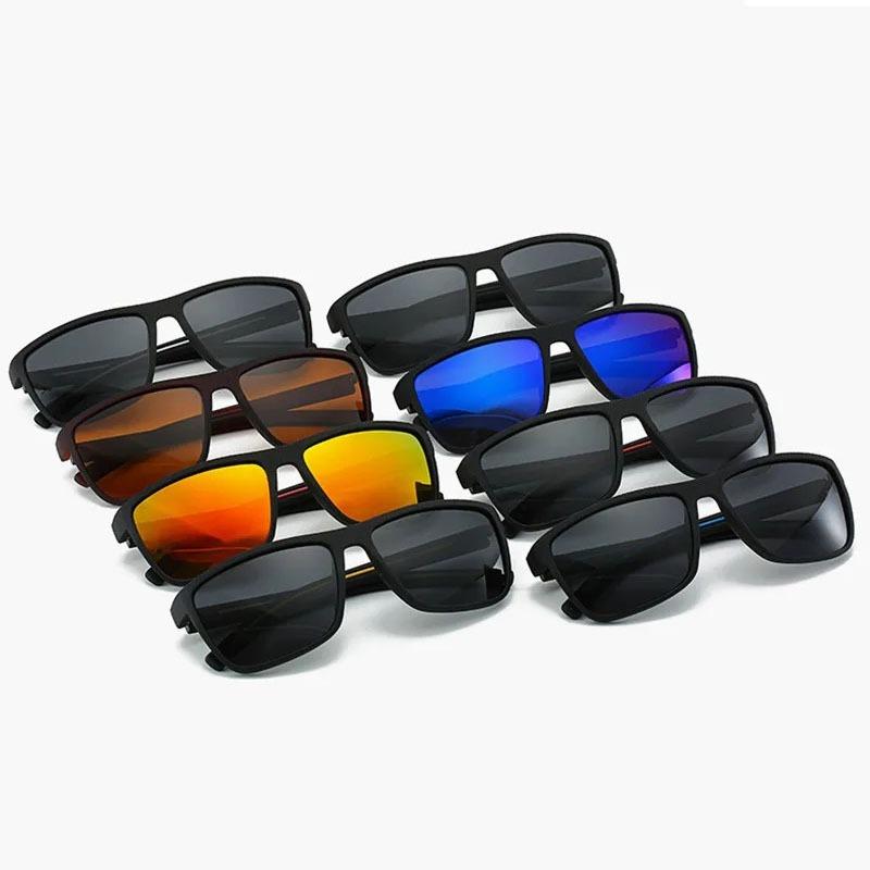 Vintage Sports Style Polarized Sunglasses Men Outdoor Driving Square Sunglass Shades for Women Anti Glare Travelling Driving Shades UV400