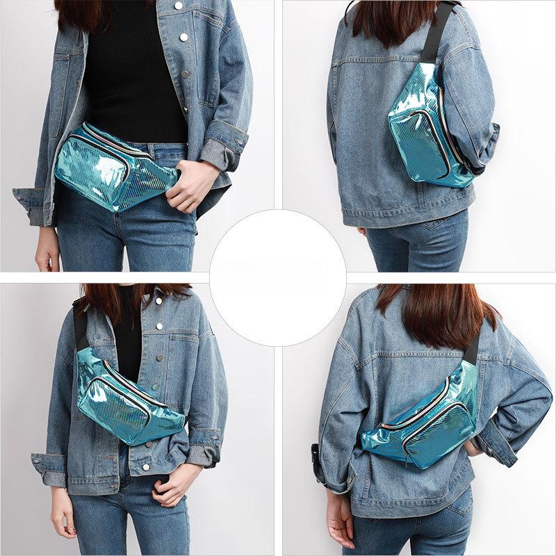 Kolorowa saszetka damska na ramię, mała torba podróżna na zewnątrz, sportowa, swobodna, na klatkę piersiową i ramię