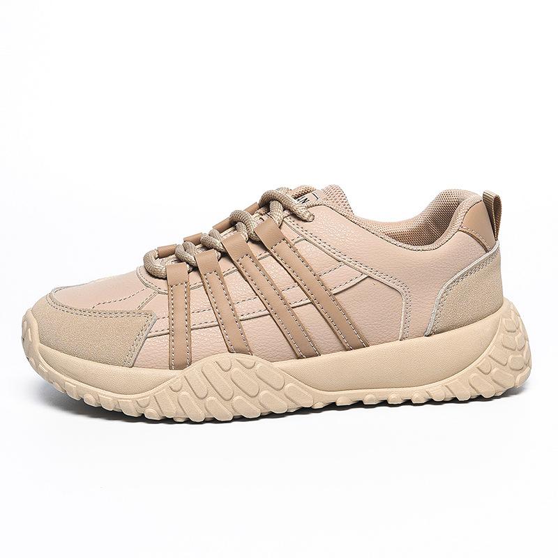 

K5202 women s shoes 2025 new autumn platform Forrest Gump shoes lightweight soft sole leisure sports leather travel versatile 35