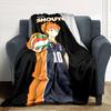 1pc volleyball player Throw Blanket Soft Flannel, Cozy All Season Polyester Perfect for Home, Office