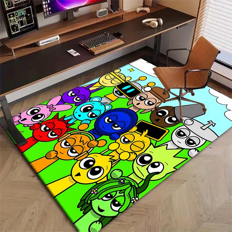 1pc SPRUNKI8 Design Printed Area Rug Carpet for Bedroom Living Room Home Decor Rugs Mat Non Slip Mat Rug for Bedside