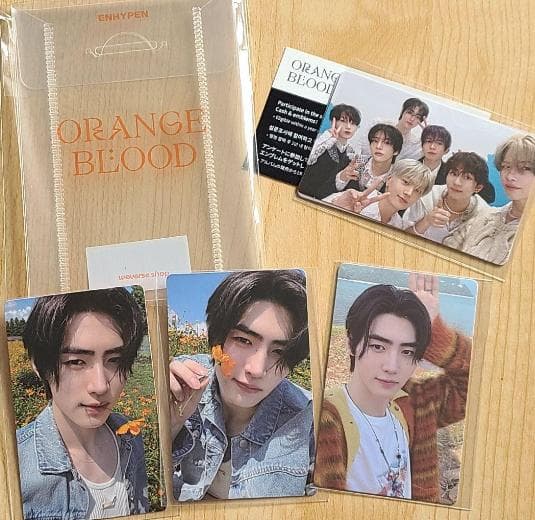 

[USED] ENHYPEN ORANGE BLOOD Sung Hoon Weverse Edition