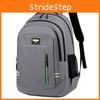 Backpack Sport Letter Reflective Strip Design Wear Resistant Double Bag Zipper