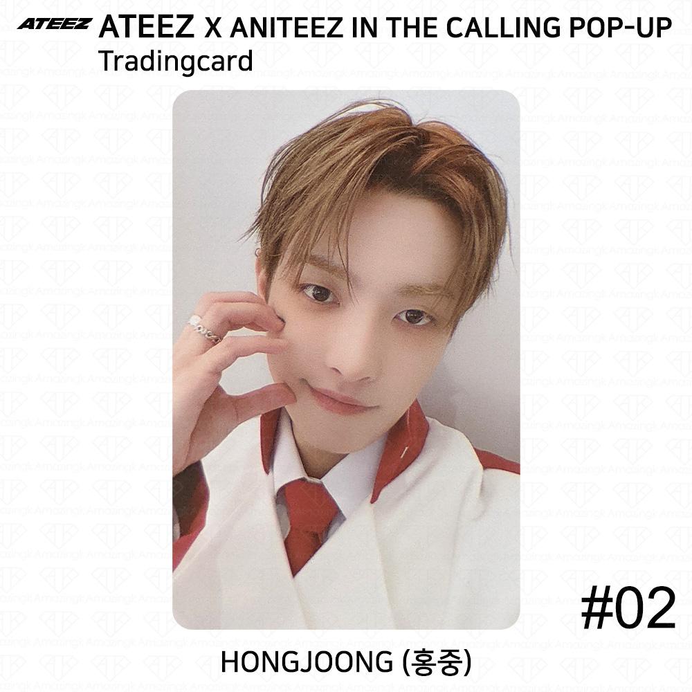

ATEEZ X ANITEEZ В ПРИЗЫВЕ ПОП-АП MD Торговая карточка Юнит KPOP K-POP Сонхва Hongjoong #2
