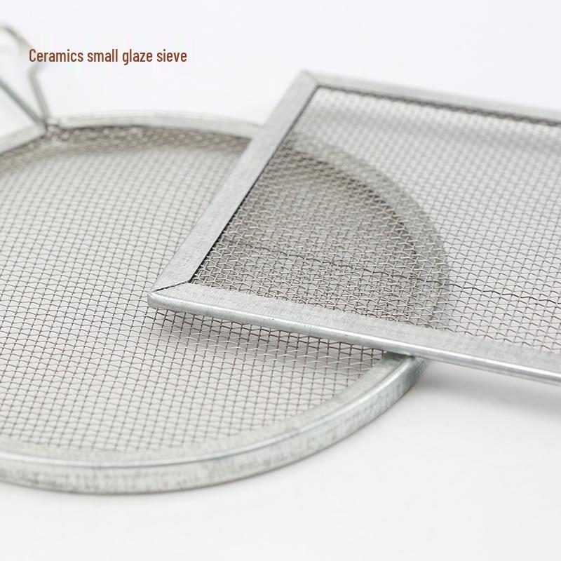 Kleines rundes Glasursieb für Keramik und Tonfiltration