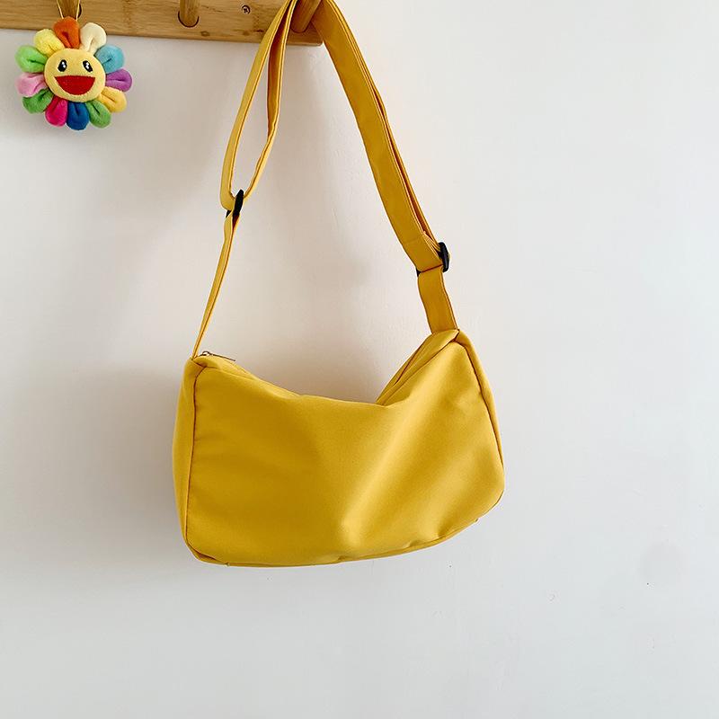 

Новая женская сумка-мессенджер однотонная простая студенческая холщовая сумка большой вместимости модная повседневная на плечо сумка для мобильного телефона