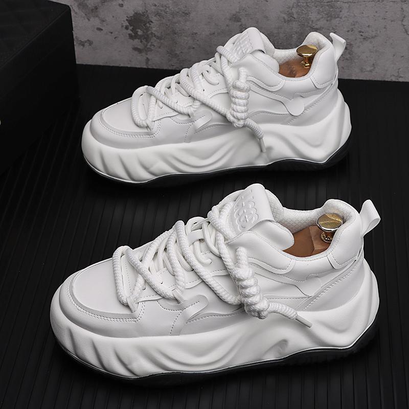 Fashion Luxury Designer Men's Purple White Everyday All Match Causal Shoes Male Loafers Flats Sports Walking Sneakers Zapatos Hombre