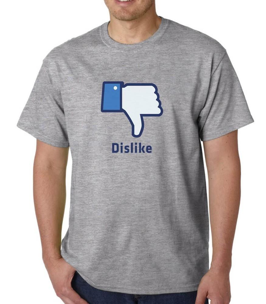 Dislike TShirt Social Media Like Thumb Geek Funny Humour Quote S