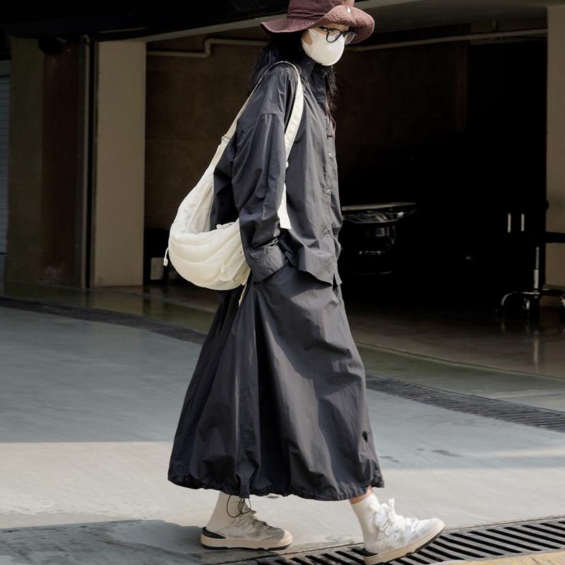 Johnature весна-лето японский горный стиль уличная спортивная рубашка повседневный — фото 6