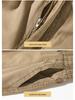 Men's Plus Size Loose Fit Elastic Waist Workwear Pants for Autumn and Winter.