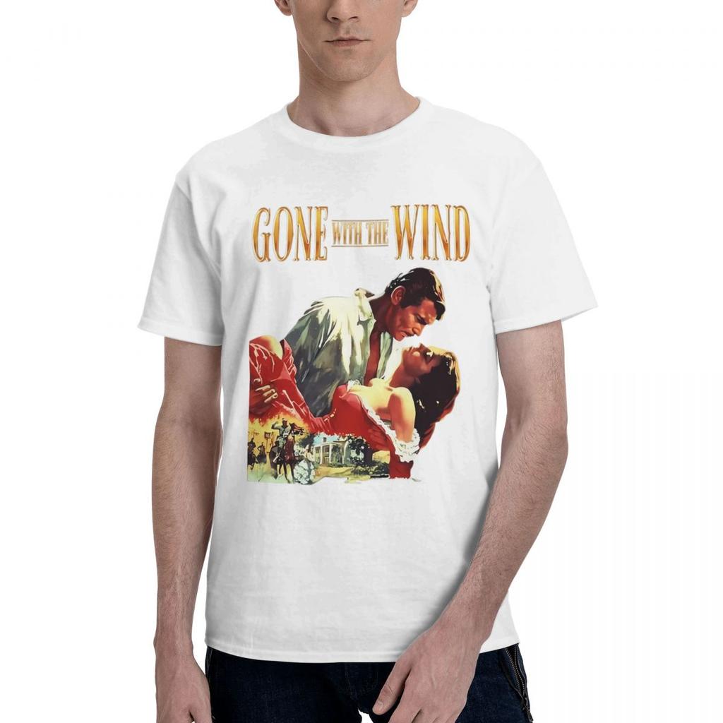 Gone With The Wind 100 Cotton Casual Breathable Confortable T Shirt Funny TShirt For Men Mens Gifts