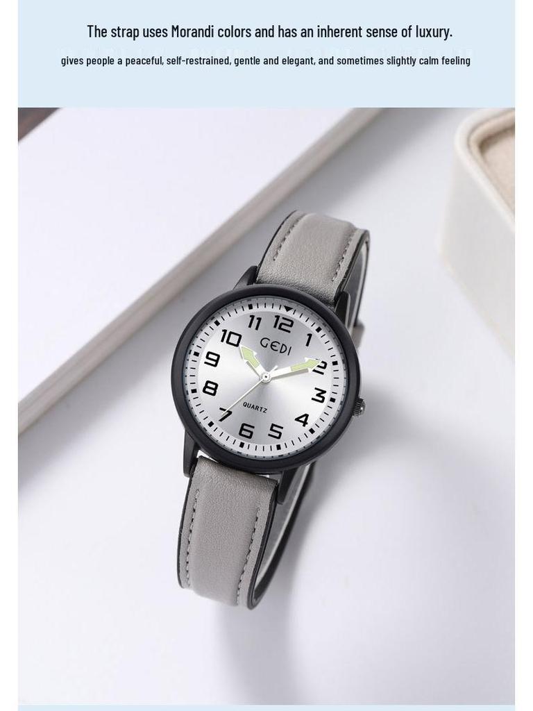 Gedi Creative Arrow Men's Luminous Quartz Waterproof Watch