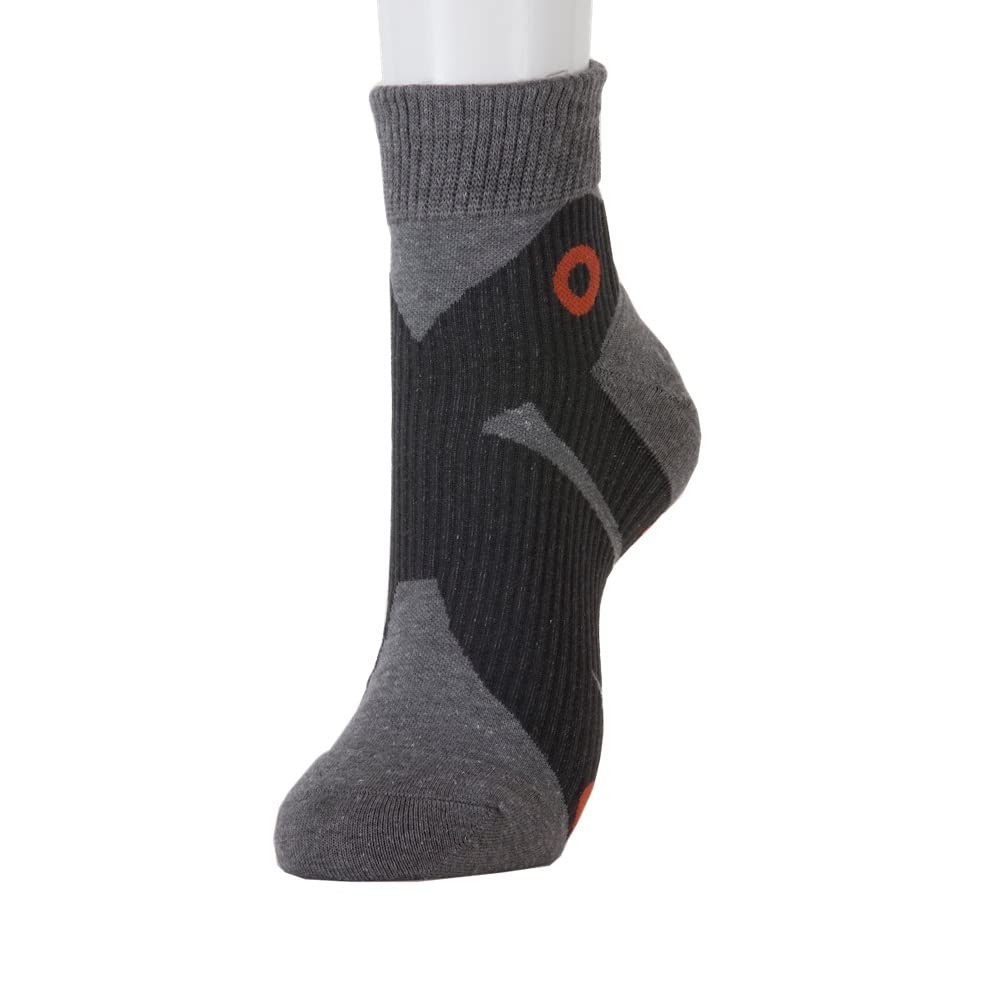 Standing Arch Lateral Ball of the Chinami Athletic Loco Arch Chinami Sugiyama Sand Mountain Physical Sole Support L Black X Three-Point Socks,