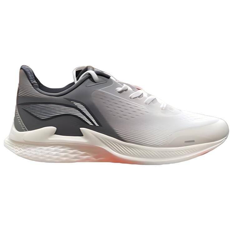 Li Ning Slip Resistant Low top Casual Running Shoes Men's White Gray ARMT029-7
