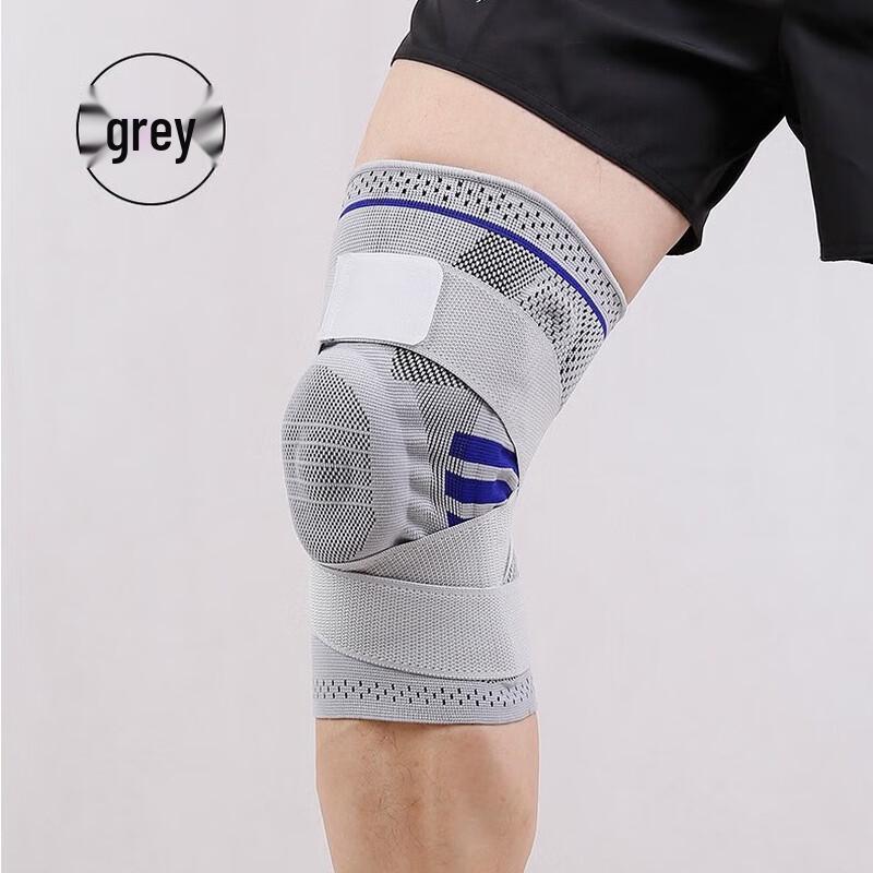 Tingbai Strap Support Sports Knee Brace with Silicone Pad
