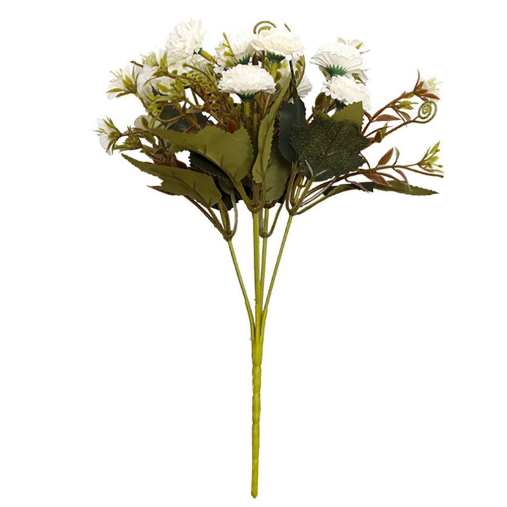 

11 головок искусственных цветов гвоздики букет гвоздики домашний свадебный декор белый