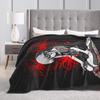 Warm BlanketChildren Decorative Mirai Nikki Gasai Yuno Throw Blanket  Flannel Bedspread For Bedroom Funny Sofa Bed Cover