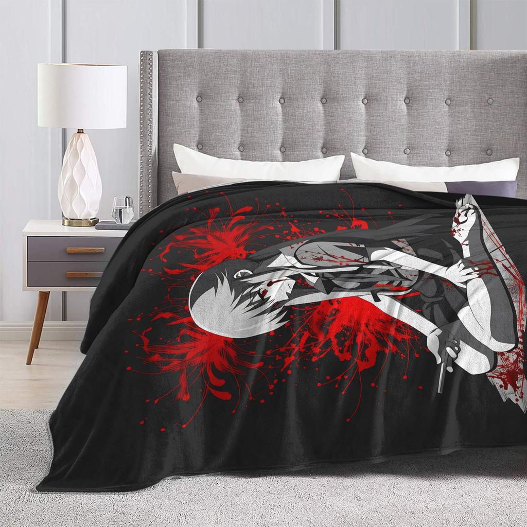 Warm BlanketChildren Decorative Mirai Nikki Gasai Yuno Throw Blanket  Flannel Bedspread For Bedroom Funny Sofa Bed Cover