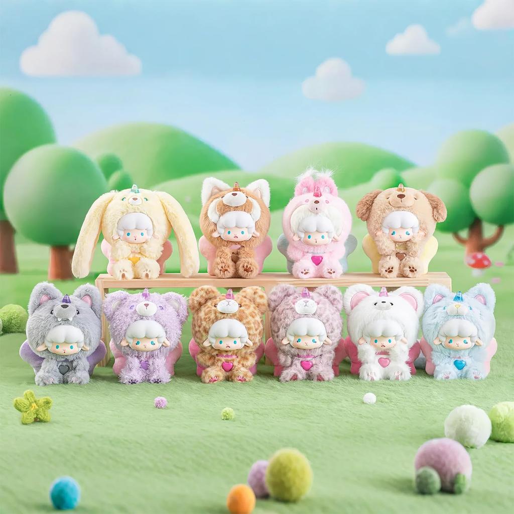 TOP TOY Gyun Gyun Ram (Gyun Big Tailed Critter Crew) Plush Toy Series [1 Piece] Gachapon Blind Box Figure Plastic Model Premium Toy Soft Vinyl