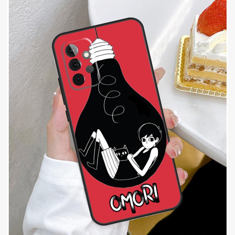 Omori Case For Samsung Galaxy A54 A34 A14 A15 A35 A55 A52 A32 A12 A51 A71 A33 A23 A13 A53 Coque