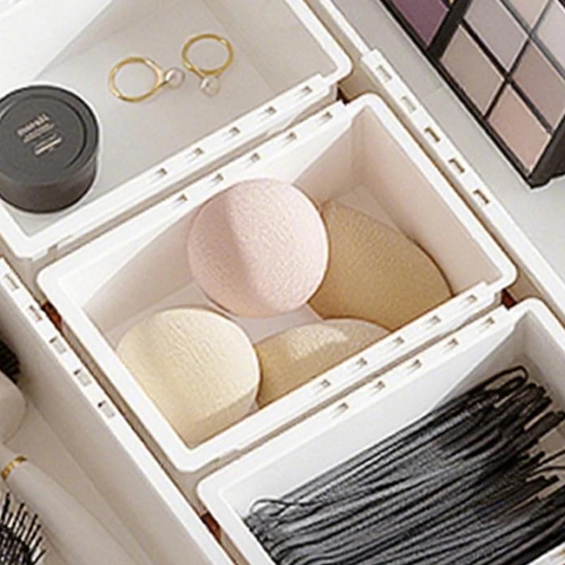 Universal Extendable Drawer Organizer Durable Plastic Multi-Size Desk Drawer Organizer For Makeup Cosmetic Bedroom Dressers Tool