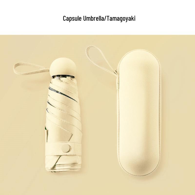 Ultralight Five-Fold UV Protection Compact Umbrella for Sun & Rain
