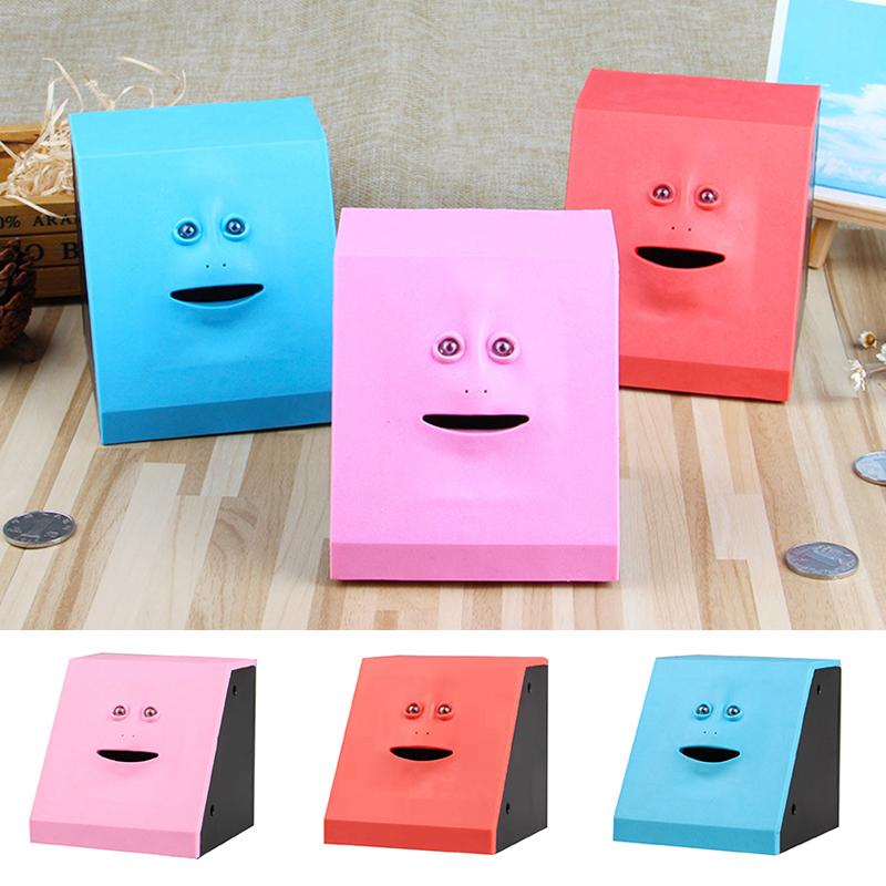 Human Face Money Banks Funny Face Money Eating Box Suitable For Kids Adult Save Money