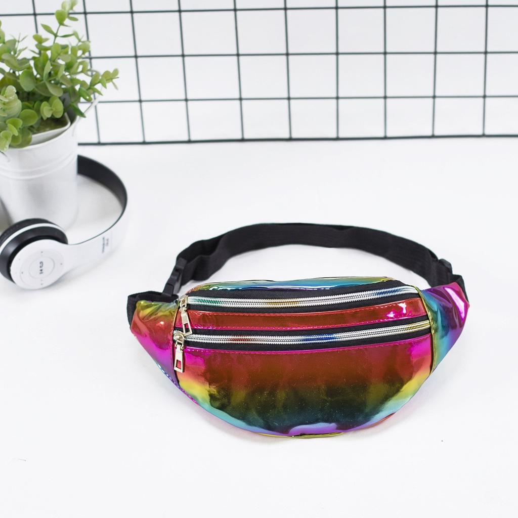 Waist Bag Laser Belt Bag Holographic Fanny Pack Designer Cute Waist Packs Bag Party Travel Fashion Girls Shoulder Glitter