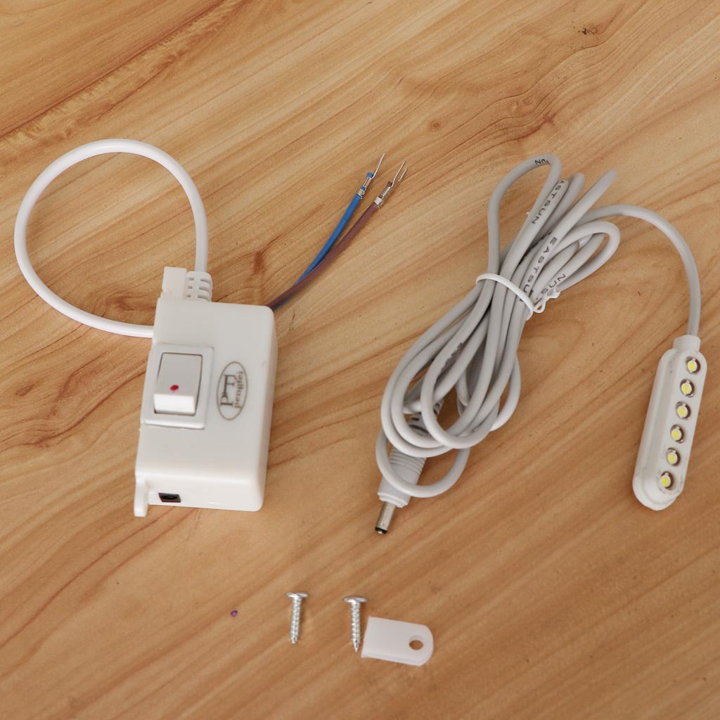 Magnetic Sewing Machine Light Bulb 6 LED Lamp Energy Efficient Table Lamp for Crochet and Industrial Use