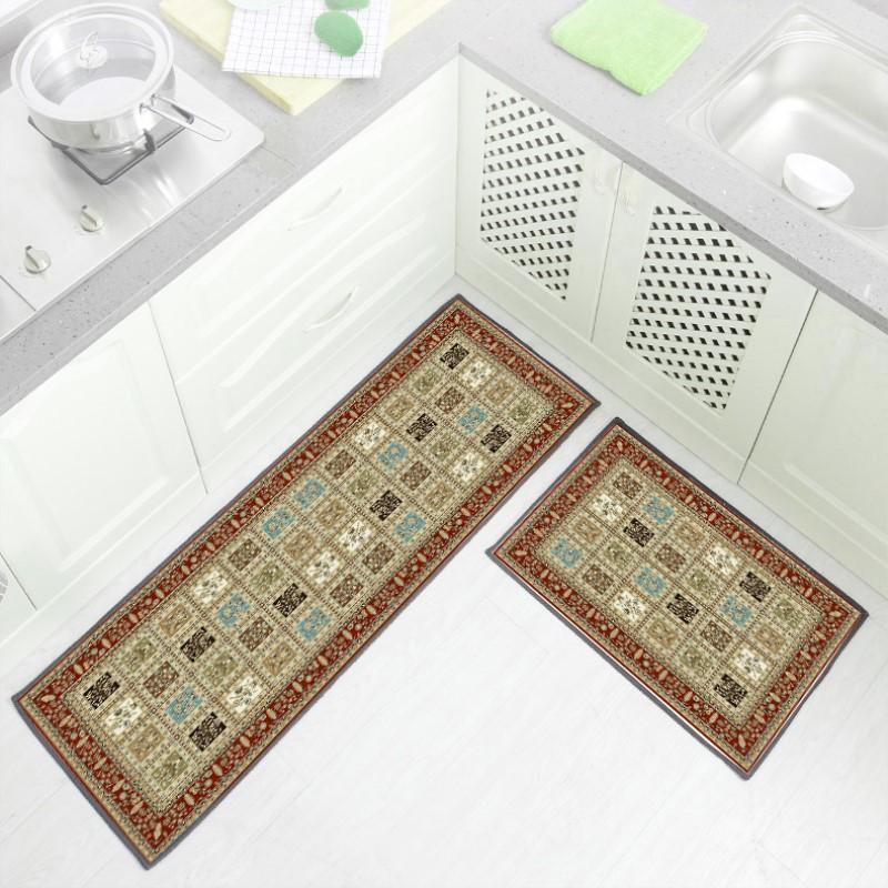 Kitchen Floor Mat Door Mat Long Strip Household Oil Proof Foot Mat Bedroom Entrance Bathroom Non Slip Mat