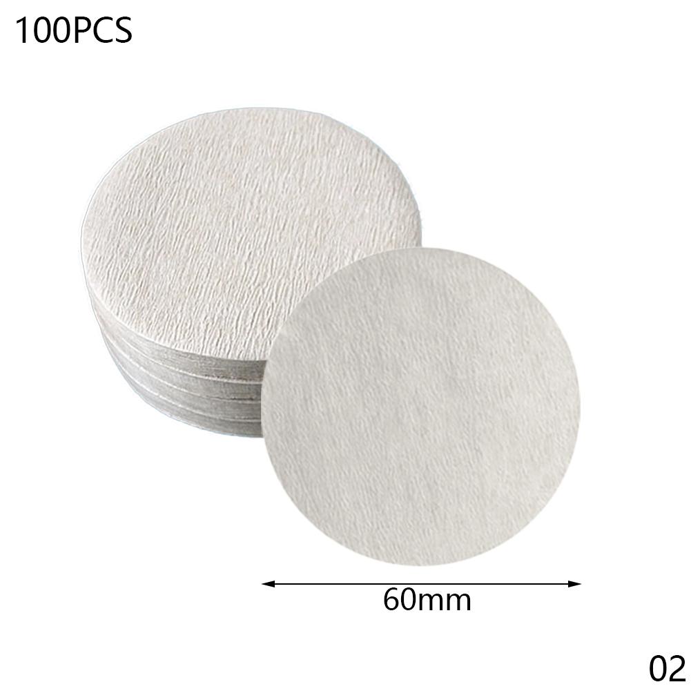 100PCS kulatý kávový filtrační papír 56mm 60mm 68mm pro espresso kávovar Překapávač Kávové filtry Nástroje Moka konvička Papírový filtr