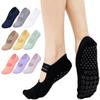 Silicone Non-slip Yoga Socks Women  Floor Pilates Socks Backless Breathable Cotton Indoor Fitness Dance Sports Socks