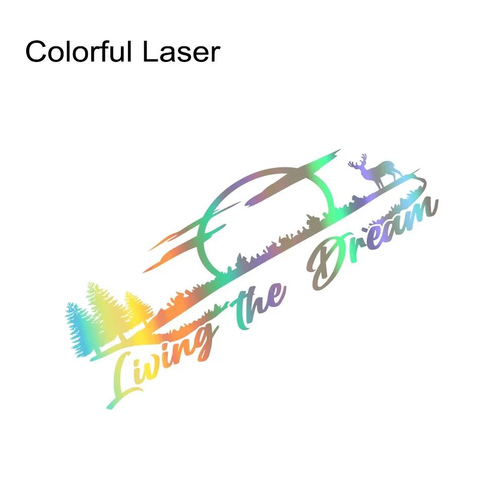 Van Hood Stickers Camper Car Bonnet Cover Graphics Living The Dream Decoration Vinyl Decals Auto Tuning Accessories