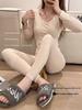 "Women's Seamless Thermal Skincare Underwear Suit - Autumn/Winter"