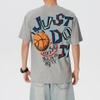Nike T Shirts Men's Gray Crew Neck Moderate IM5043-063
