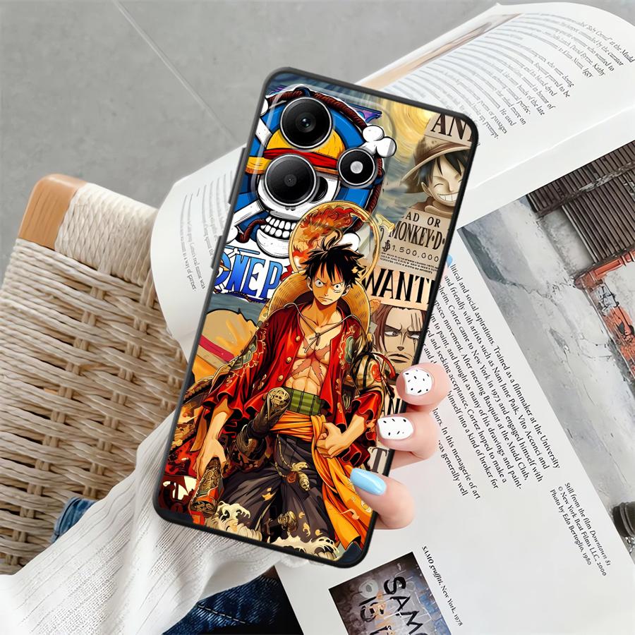 Case for Xiaomi Redmi Note 10S 11S 10 9 8 Pro 12S 9s 11 13 12 Pro Plus Funda Phone Cover Anime Luffy Zoro