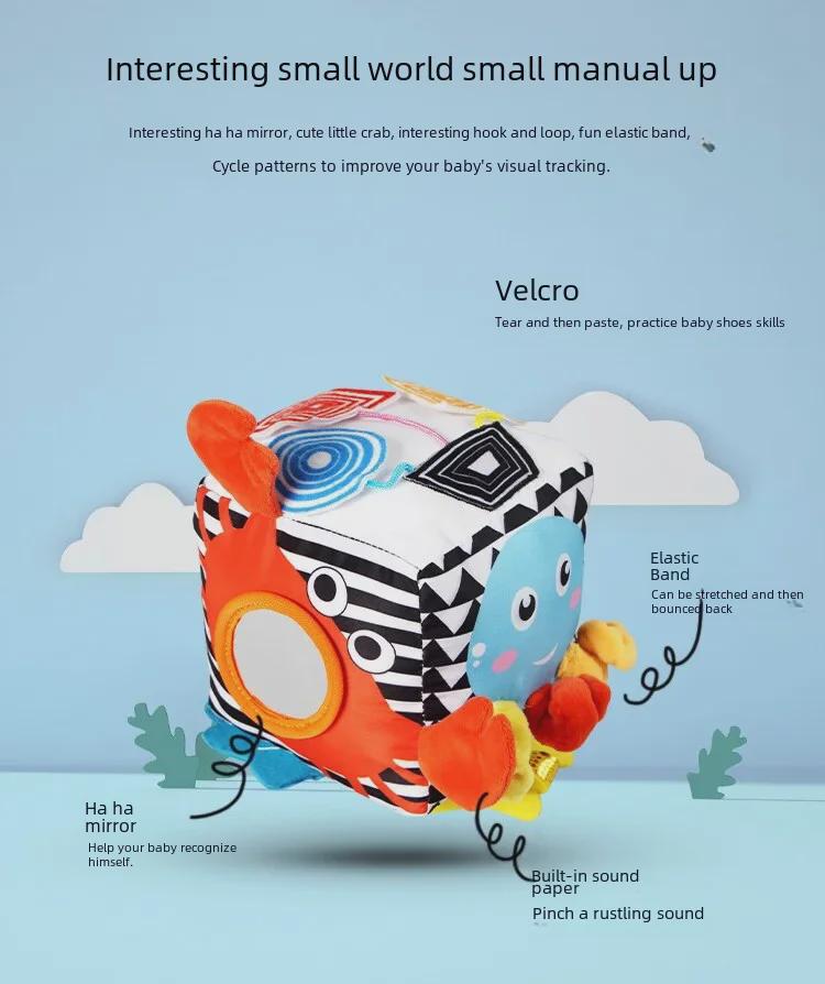 Crab Cube Infant Teaching Toy: Early Education & Dressing Aid Dice