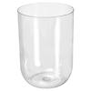 Clear Trash Can Large Capacity Household Garbage Bucket for Bedroom Living Room Office Multi Function Waste Basket