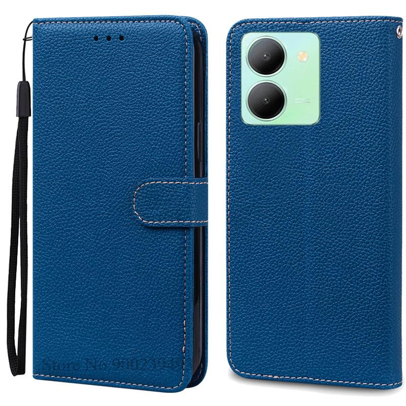 Y36 Hülle Für Vivo Y36 Hülle Weiche Silikon Rückseite Handyhülle Für Vivo Y36 5G Hülle Leder Klapp Brieftasche Hülle für VIVOY36 Y 36