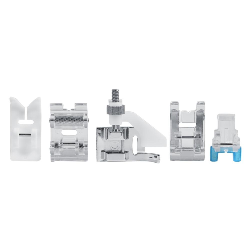11Pcs Easy Use Multifunction Sewing Machine Presser Foot Household Durable Presser Foot Set Sewing Machine Parts Clothes Making