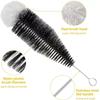 Dust Removal Glassware Jars Cleaner With Beechwood Handle Cleaning Brush Soda Stream Bottle Brush
